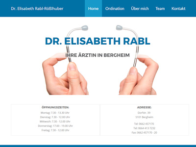 Foto Webseite Dr. Elisabeth Rabl